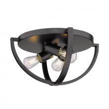  3167-FM15 BLK - Colson BLK 15" Flush Mount in Matte Black